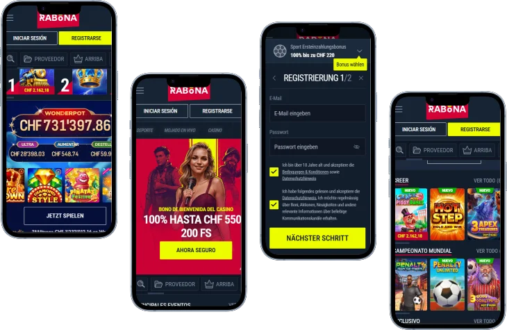 Rabona Casino Aplicación Móvil Rabona Casino aplicación móvil con juegos, bonos y registro desde dispositivos móviles
